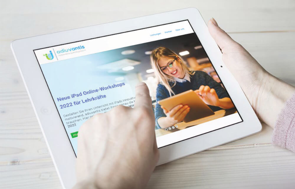 Adiuvantis – Website und Kommunikation von Brandangels