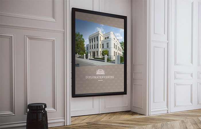 Diplomatenviertel – Immobilienmarketing von Brandangels