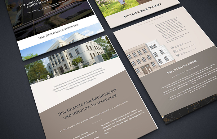Diplomatenviertel – Immobilienmarketing von Brandangels