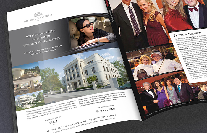 Diplomatenviertel – Immobilienmarketing von Brandangels