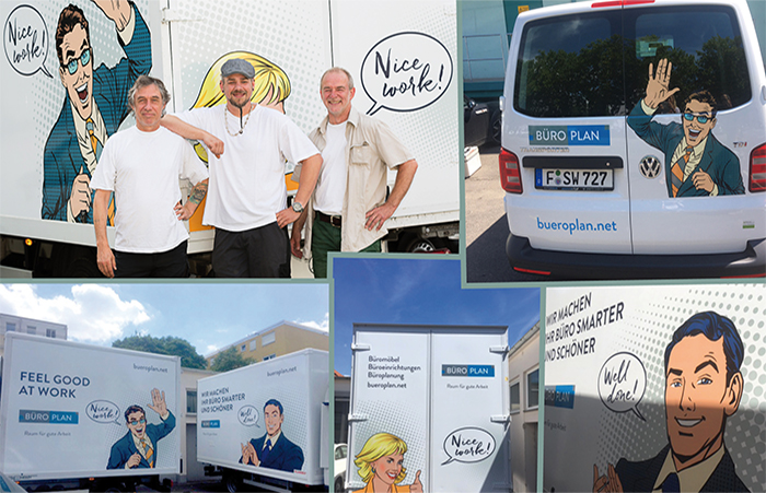 Büroplan – Markenrelaunch von Brandangels
