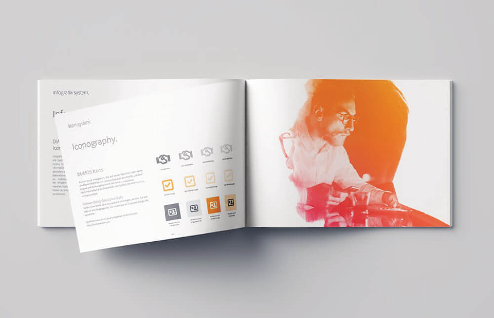 DIAMOS – Corporate Design und Website von Brandangels