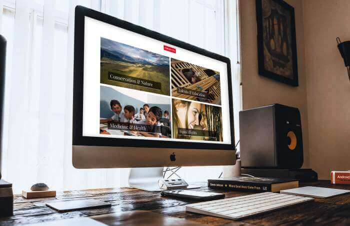 JAF Foundation – Webdesign von Brandangels