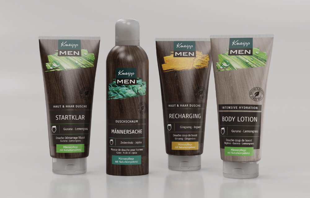 Kneipp MEN – Verpackungsdesign von Brandangels