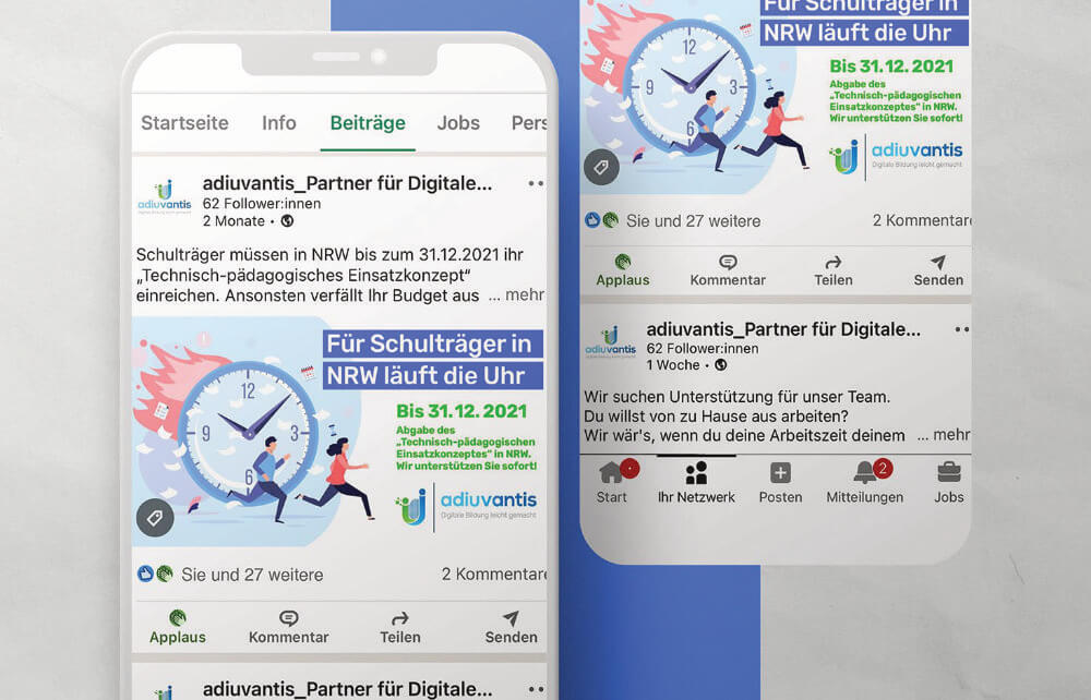 Adiuvantis – Website und Kommunikation von Brandangels